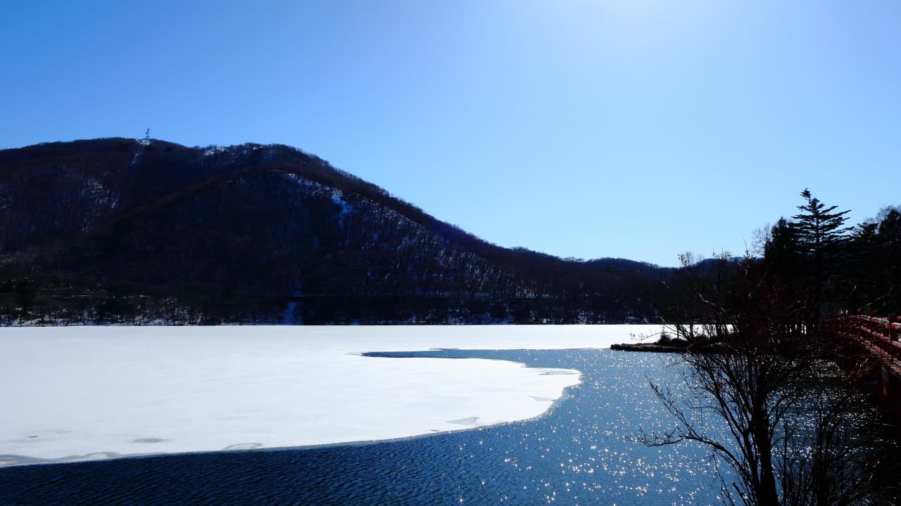 赤城大沼 春先